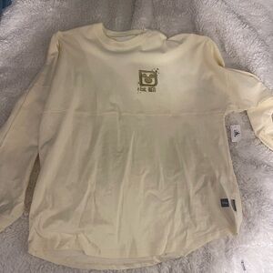 Women's Cream Long Sleeve Top with Sparkle